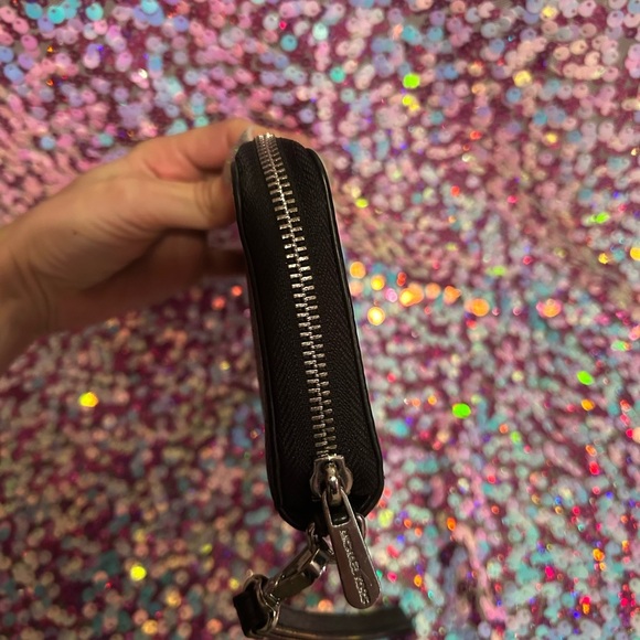 Michael Kors Black Leather Wristlet - Picture 4 of 15